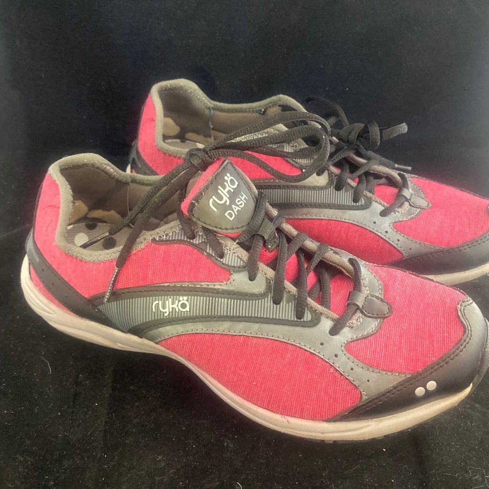 Ryka Dash Walking Sneaker Pink/Gray (8W) Barbie Core